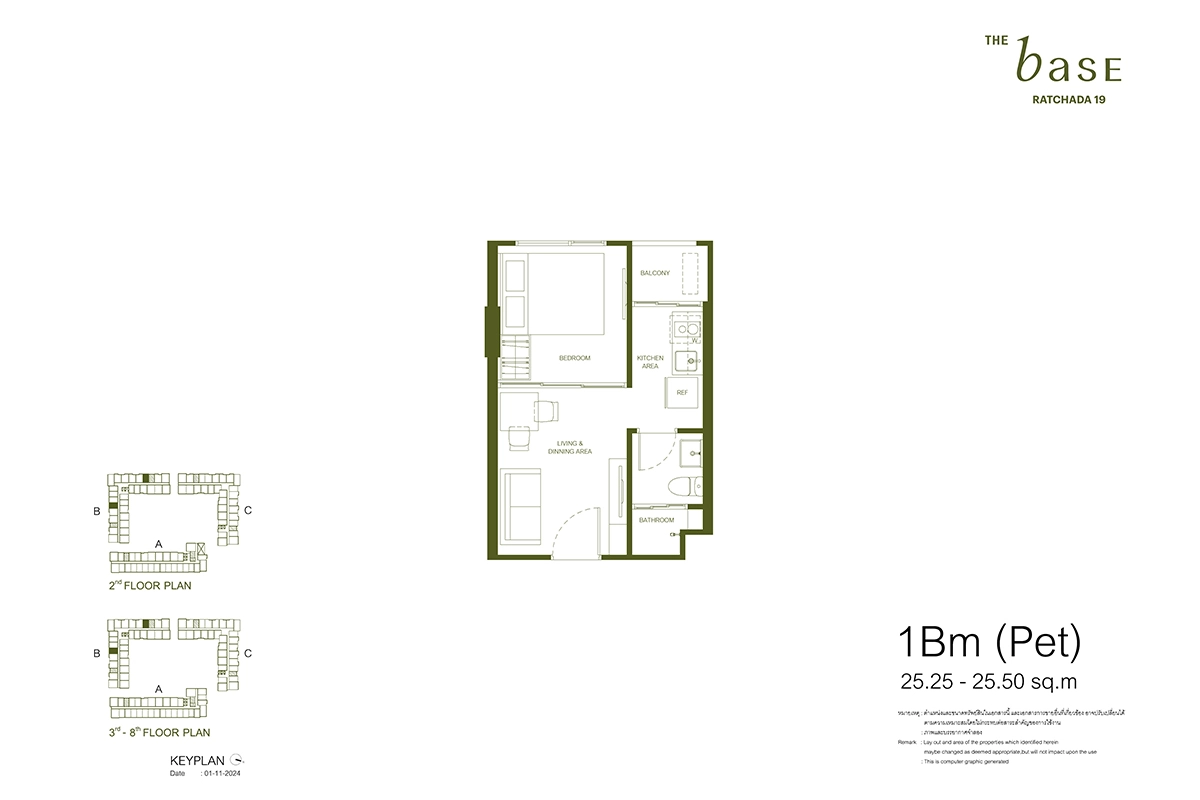 thebase-ratchada19-condo-roomlayout-1bm-pet